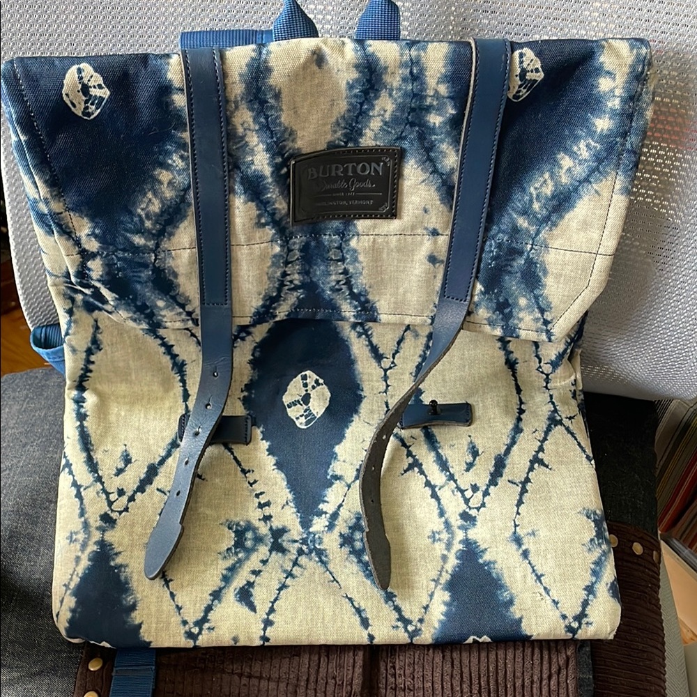 Burton Blue Tie-Dye Backpack